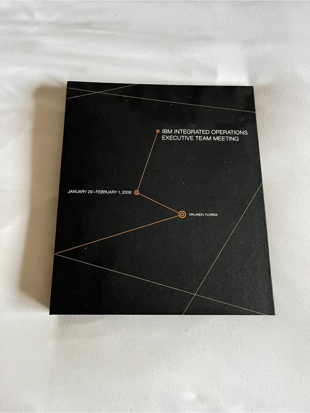 IBM Integrated Operations Executive Team Meeting 2006 Black 3-Ring Binder